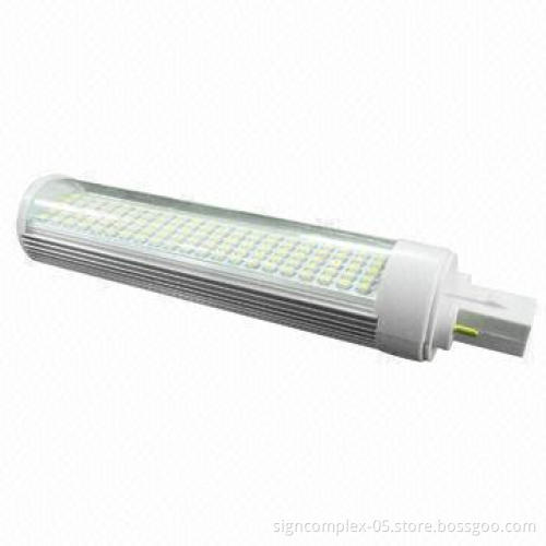 G24 LED Bulb with High-thermal Conductivity Aluminum Alloy Housing 6063 and 9W Power